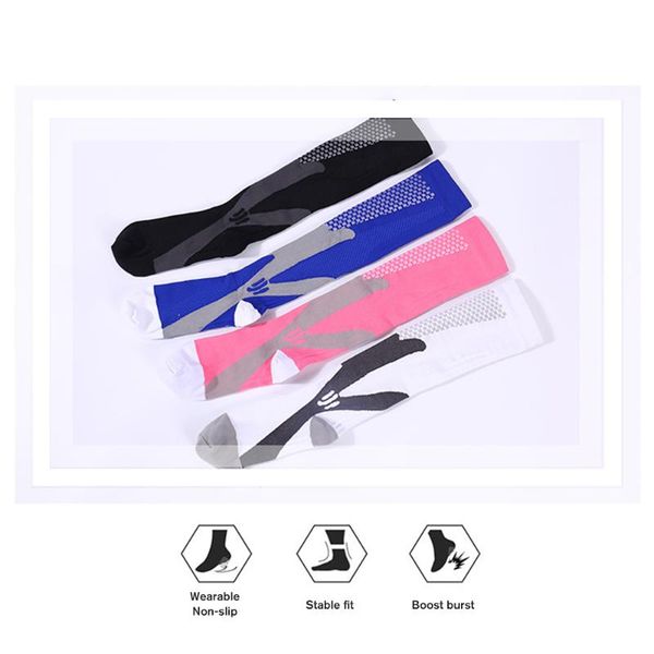 sports socks nylon compression machine washable protect ankles anti fatigue highly breathable fabric fast-drying, Black
sports socks nylon compression machine washable protect ankles anti fatigue highly breathable fabric fast-drying, Black