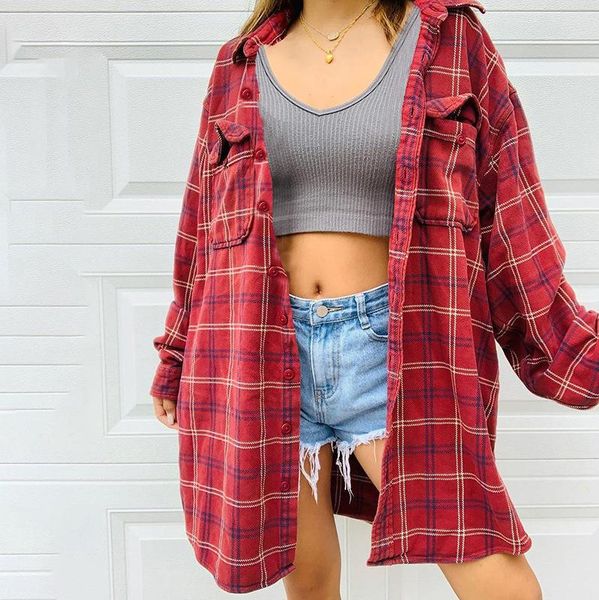 women's jackets hirigin 2021 women button down plaid shirt jacket casual long sleeve loose lapel print with pockets spring fall coats, Black;brown
women's jackets hirigin 2021 women button down plaid shirt jacket casual long sleeve loose lapel print with pockets spring fall coats, Black;brown