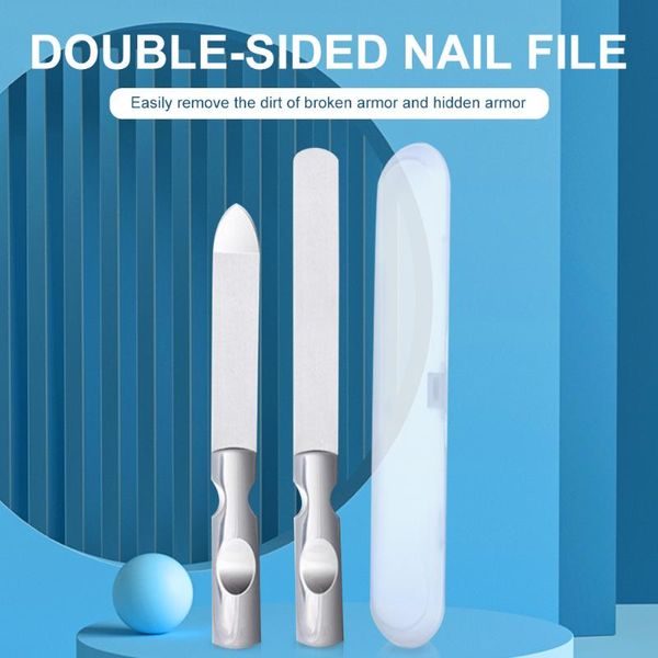 nail files stainless steel file with double sided anti-slip manicure tool storage case for fingernails toenails
nail files stainless steel file with double sided anti-slip manicure tool storage case for fingernails toenails