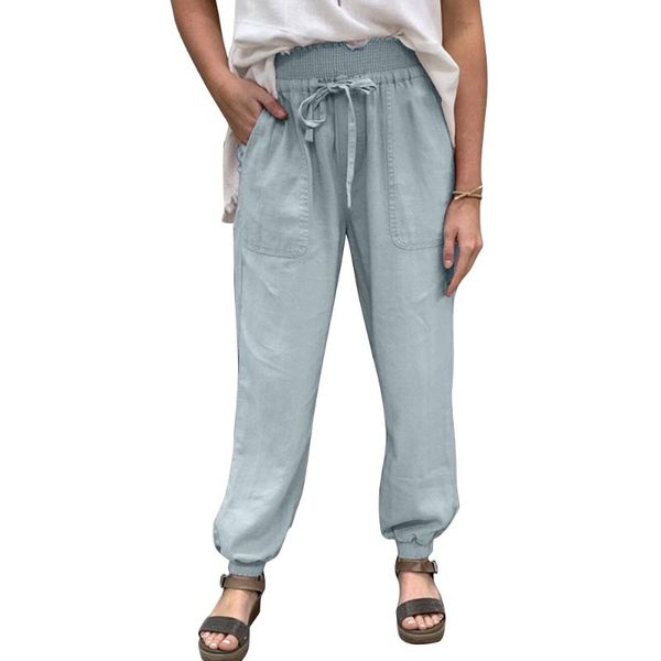 women's pants & capris women elastic waist long fashion solid color summer trousers female ankle-length casual stretch 2021 d30, Black;white
women's pants & capris women elastic waist long fashion solid color summer trousers female ankle-length casual stretch 2021 d30, Black;white