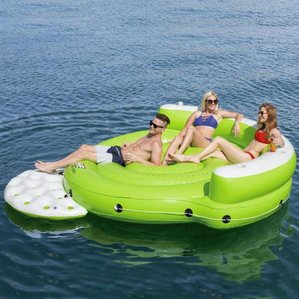 floating island row water floating boat bed rest deck water row for swimming leisure
floating island row water floating boat bed rest deck water row for swimming leisure