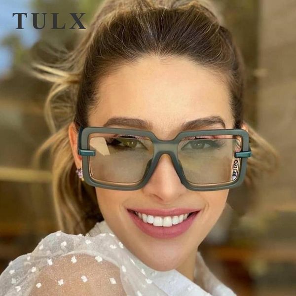 sunglasses oversize hollow out frame square for male women 2021 green female sun glasses stylish shades uv400, White;black
sunglasses oversize hollow out frame square for male women 2021 green female sun glasses stylish shades uv400, White;black
