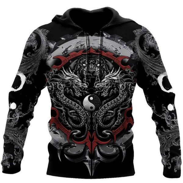 men's hoodies & sweatshirts dragon tiger yin and yang 3d print hoodie man women harajuku outwear zipper pullover sweatshirt casual ja, Black
men's hoodies & sweatshirts dragon tiger yin and yang 3d print hoodie man women harajuku outwear zipper pullover sweatshirt casual ja, Black