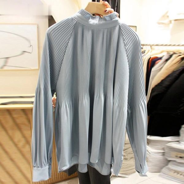 long ssolid female blouse elegant office style lady drop spring sweaters 2021 new shirt draped 7twi, Black
long ssolid female blouse elegant office style lady drop spring sweaters 2021 new shirt draped 7twi, Black