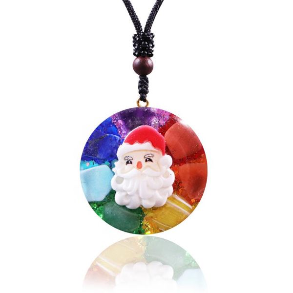 pendant necklaces christmas santa claus 7 chakra yoga meditation necklace orgonite energy for women healing jewelry, Silver
pendant necklaces christmas santa claus 7 chakra yoga meditation necklace orgonite energy for women healing jewelry, Silver