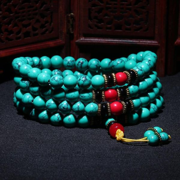 beaded, strands 6mm high quatity natural turquoises stone charm om bracelet women men 108 mala yoga lotus jewelry necklace pulseras drop, Black
beaded, strands 6mm high quatity natural turquoises stone charm om bracelet women men 108 mala yoga lotus jewelry necklace pulseras drop, Black