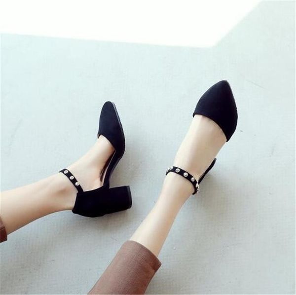 dress shoes pxelena square med heel sandals women faux suede rivet spike ankle strap sandal 2021 summer female footwear plus size, Black
dress shoes pxelena square med heel sandals women faux suede rivet spike ankle strap sandal 2021 summer female footwear plus size, Black