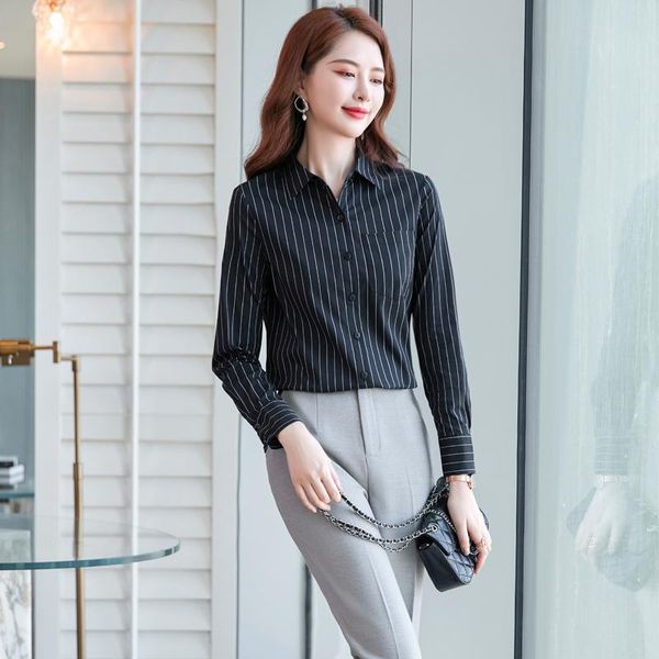 women's two piece pants spring autumn women blouse and pants&skirt sets 2 pieces ol styles fashion striped shirt formal professional t, White
women's two piece pants spring autumn women blouse and pants&skirt sets 2 pieces ol styles fashion striped shirt formal professional t, White