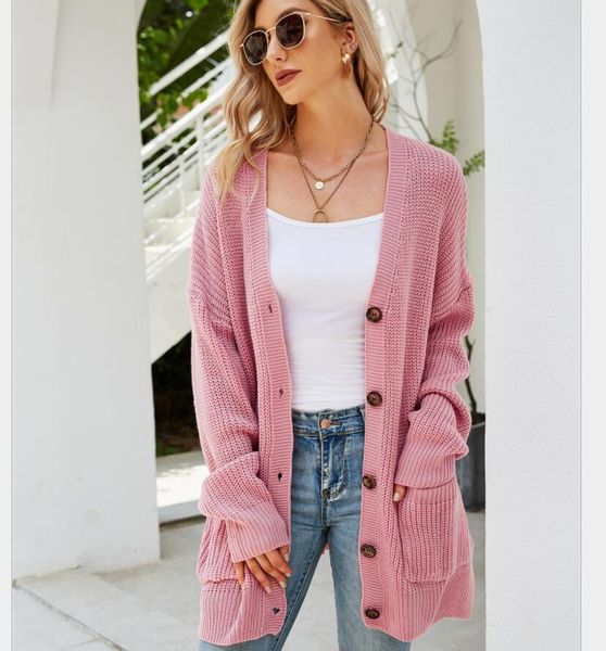 autumn and winter solid color women's knits large size knitted cardigan sweaters coat, White
autumn and winter solid color women's knits large size knitted cardigan sweaters coat, White