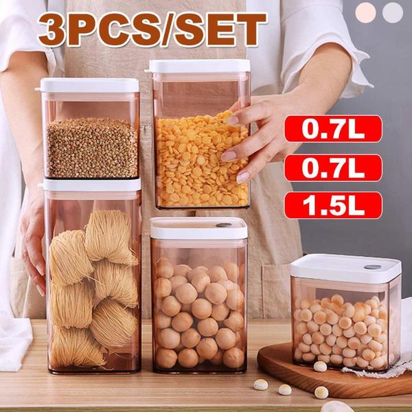 storage bottles & jars 3pcs rectangle sealing can tide specifications more transparent tank dry customized monolayer crisper
storage bottles & jars 3pcs rectangle sealing can tide specifications more transparent tank dry customized monolayer crisper