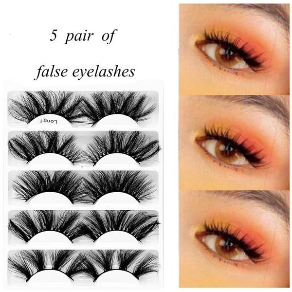 false eyelashes 5 pairs of fashion natural handmade soft long high-end thick maquiagem lashes
false eyelashes 5 pairs of fashion natural handmade soft long high-end thick maquiagem lashes