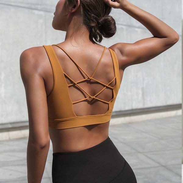 gym clothing women v collar yoga bra back cross hollow design sport womens shockproof running fitness push up bras, White;black
gym clothing women v collar yoga bra back cross hollow design sport womens shockproof running fitness push up bras, White;black