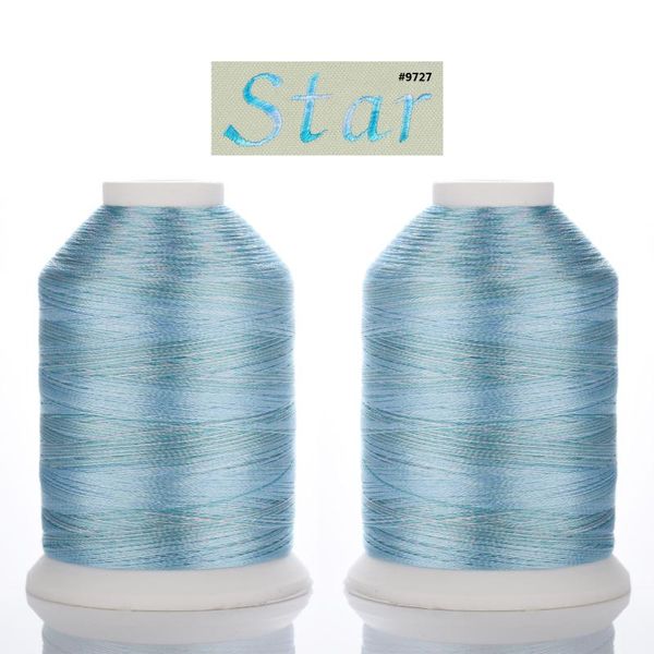 yarn simthread variegated colors embroidery machine thread 40wt 1000 yards/spool, Black;white
yarn simthread variegated colors embroidery machine thread 40wt 1000 yards/spool, Black;white