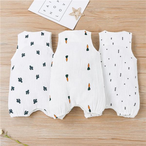 jumpsuits baby clothes romper summer toddler boy girl cartoon sleeveless cotton and linen for boys girls 0-2 years, Blue
jumpsuits baby clothes romper summer toddler boy girl cartoon sleeveless cotton and linen for boys girls 0-2 years, Blue