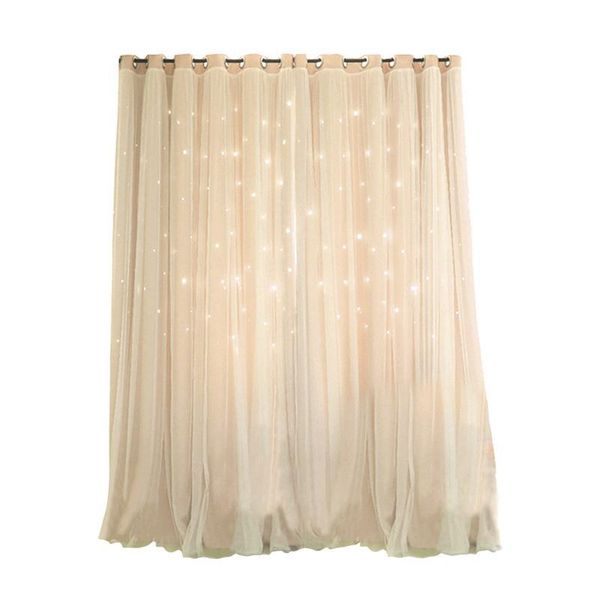 curtain & drapes star blackout double-layer hollow out window drape with regular grommets for bedroom living room 1x2m(beige)
curtain & drapes star blackout double-layer hollow out window drape with regular grommets for bedroom living room 1x2m(beige)