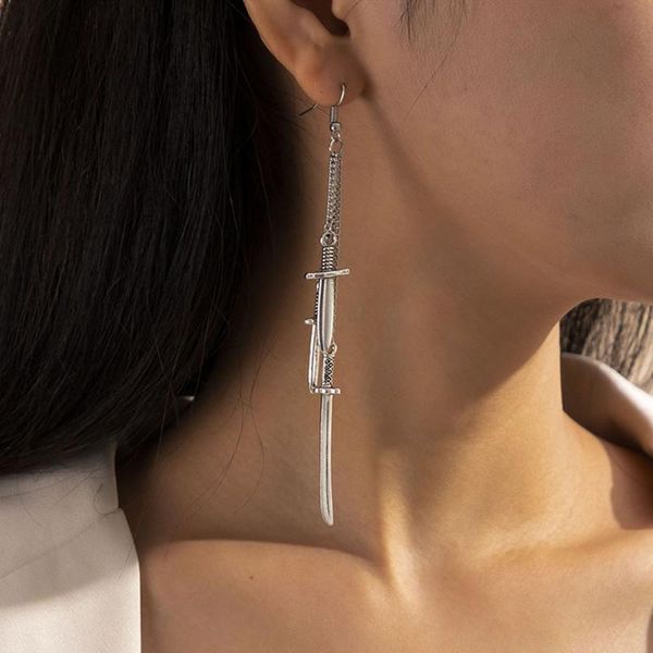 dangle & chandelier creative knife shape earrings for women punk tassel drop cute small object earring party jewelry gifts, Silver
dangle & chandelier creative knife shape earrings for women punk tassel drop cute small object earring party jewelry gifts, Silver