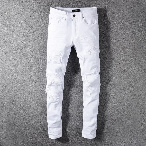 2023 tikmens jeans distressed motorcycle biker jean rock skinny slim ripped hole stripe fashionable snake embroidery denim pants #592, Blue
2023 tikmens jeans distressed motorcycle biker jean rock skinny slim ripped hole stripe fashionable snake embroidery denim pants #592, Blue