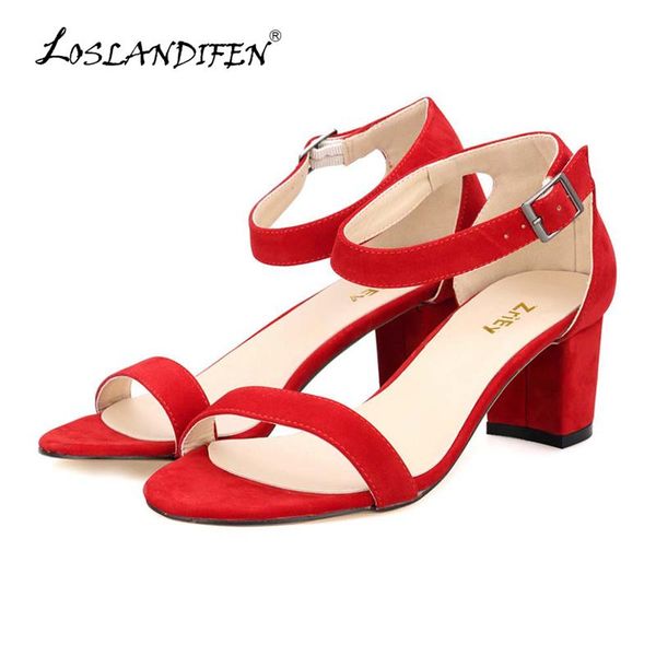 dress shoes loslandifen ankle strap suede 5cm high heels woman open toe sandals low-heeled ladies cause party pumps 691-1ve, Black
dress shoes loslandifen ankle strap suede 5cm high heels woman open toe sandals low-heeled ladies cause party pumps 691-1ve, Black