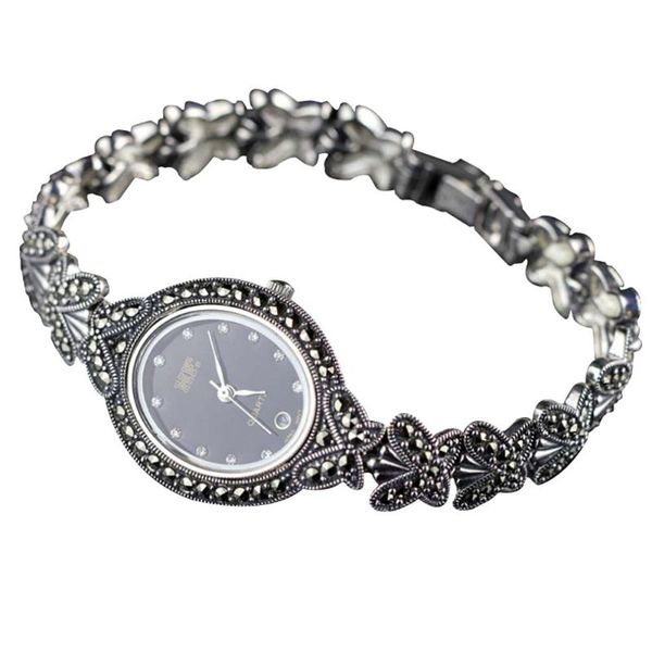 wristwatches butterfly style bracelet pave marcasite wrist watches women retro 925 sterling silver watch real, Slivery;brown
wristwatches butterfly style bracelet pave marcasite wrist watches women retro 925 sterling silver watch real, Slivery;brown