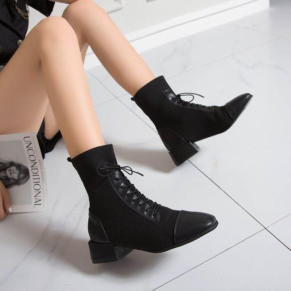 boots nice autumn winter women ankle shoes solid black beige lace-up square toe rubber elegant vogue low heels 43
boots nice autumn winter women ankle shoes solid black beige lace-up square toe rubber elegant vogue low heels 43