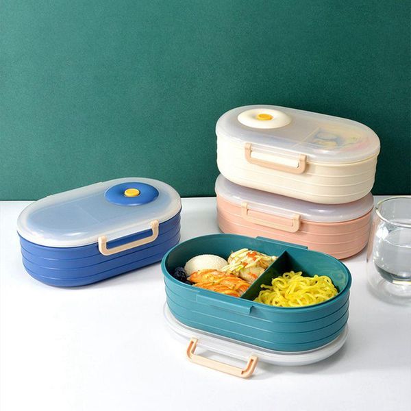 1000ml large capacity lunch box plastic lunch box divided format anti-fall and anti-scalding picnic supplies
1000ml large capacity lunch box plastic lunch box divided format anti-fall and anti-scalding picnic supplies