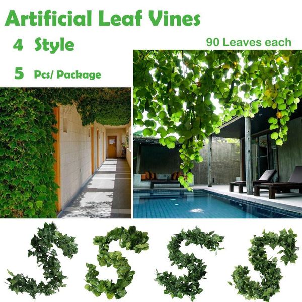 fake green rattan artificial green leaves artificial lvy vine festival decorations diy hanging garland flowers
fake green rattan artificial green leaves artificial lvy vine festival decorations diy hanging garland flowers