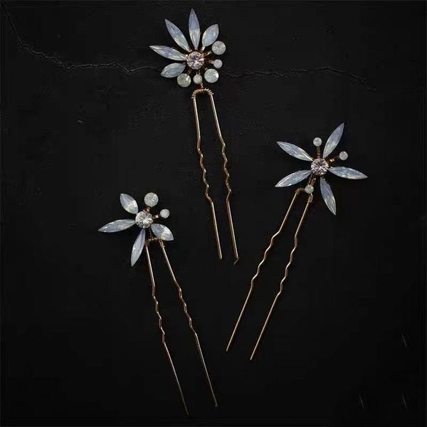 hair clips & barrettes opal crystal rhinestones pins gold flower headpieces women girl hairpins for bride bridal jewelry wedding accessories, Golden;silver
hair clips & barrettes opal crystal rhinestones pins gold flower headpieces women girl hairpins for bride bridal jewelry wedding accessories, Golden;silver
