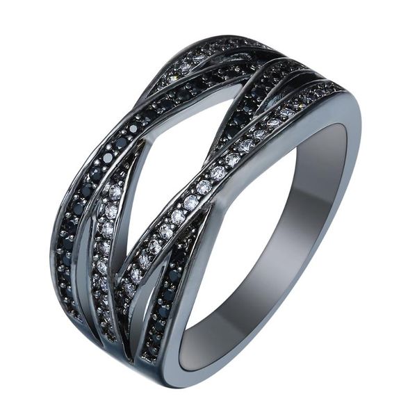 wedding rings ufooro black gun cross design white and zircon fashion jewelry gift princess engagement ring for women, Slivery;golden
wedding rings ufooro black gun cross design white and zircon fashion jewelry gift princess engagement ring for women, Slivery;golden