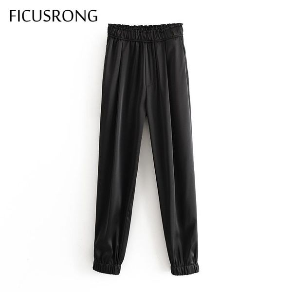 women's pants & capris 2021 summer women solid soft casual jogging female loose elastic waist full length pleated sport ficusrong, Black;white
women's pants & capris 2021 summer women solid soft casual jogging female loose elastic waist full length pleated sport ficusrong, Black;white