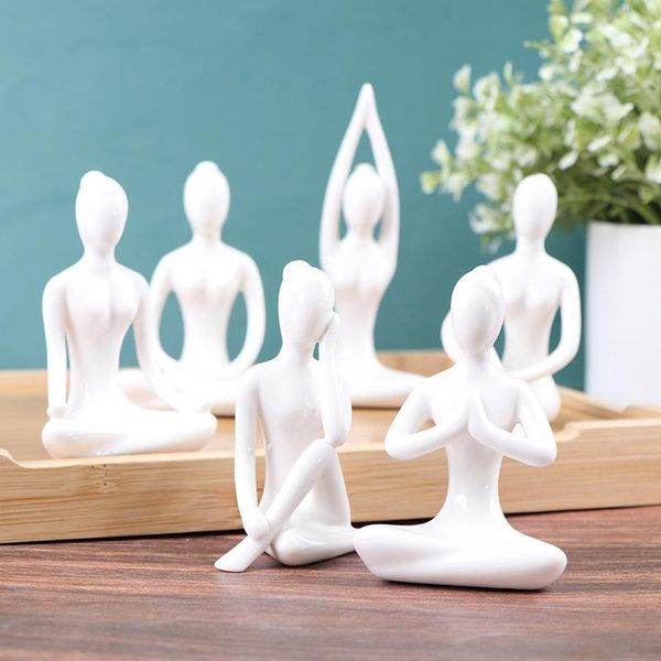 decorative objects & figurines 6 styles meditation yoga pose statue figurine ceramic figure decor ornament
decorative objects & figurines 6 styles meditation yoga pose statue figurine ceramic figure decor ornament