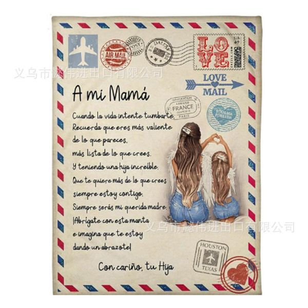 blankets fleece blanket to my daughter son wife french letter printed quilts air mail positive encourage and family love gifts
blankets fleece blanket to my daughter son wife french letter printed quilts air mail positive encourage and family love gifts