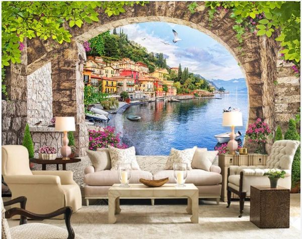 wallpapers 3d po wallpaper custom mural european-style arches green leafy seaside architectural scenery for walls in rolls
wallpapers 3d po wallpaper custom mural european-style arches green leafy seaside architectural scenery for walls in rolls