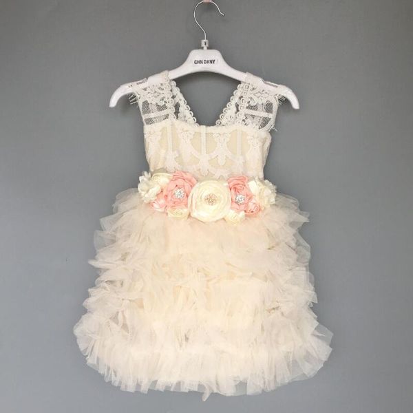 toddler flower girls wedding dress for children tutu dress with sashes lace summer sling sundress for party halloween 210303, Red;yellow
toddler flower girls wedding dress for children tutu dress with sashes lace summer sling sundress for party halloween 210303, Red;yellow
