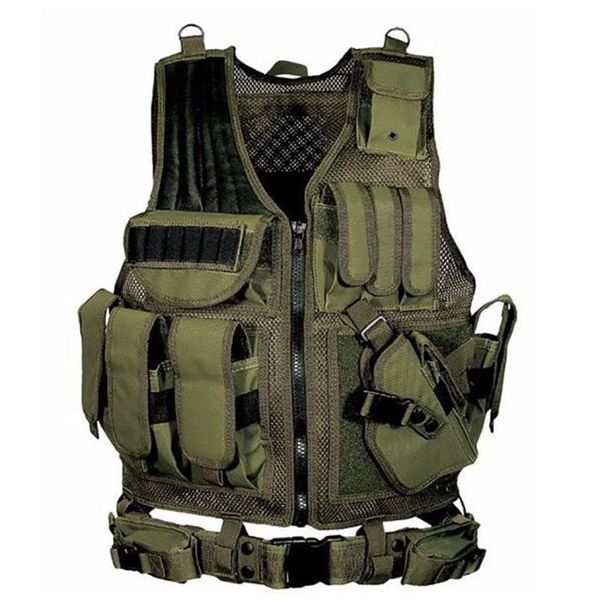 hunting jackets cool tactical vest multi-pocket swat army cs camping hiking accessories outdoor equipment, Camo;black
hunting jackets cool tactical vest multi-pocket swat army cs camping hiking accessories outdoor equipment, Camo;black