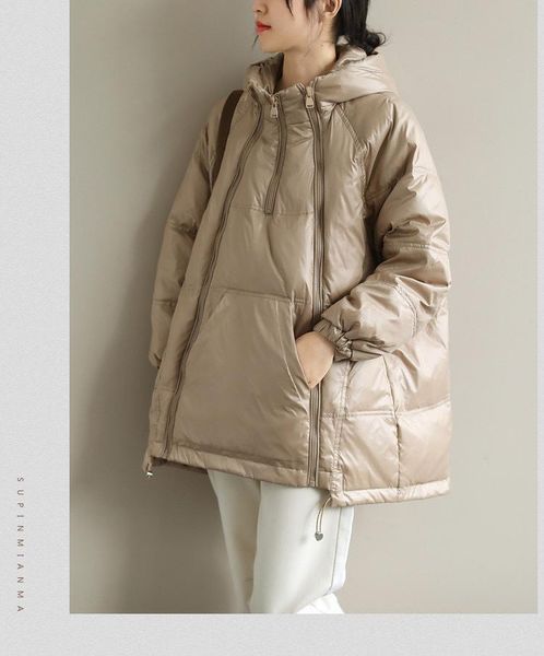 women's down & parkas winter 2021 british style fashion vintage casual womens white duck gothic jackets warm loose snow clothes, Black
women's down & parkas winter 2021 british style fashion vintage casual womens white duck gothic jackets warm loose snow clothes, Black