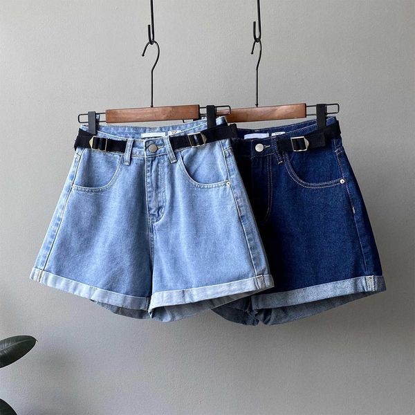 denim yan shuang shorts women's 2021 summer korean high waist loose hem wide leg a-line pants k6070, Blue
denim yan shuang shorts women's 2021 summer korean high waist loose hem wide leg a-line pants k6070, Blue