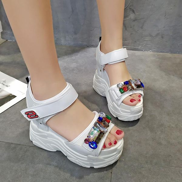 sandals platform wedge women chunky heel summer rhinestone open toe casual beach shoes black white
sandals platform wedge women chunky heel summer rhinestone open toe casual beach shoes black white