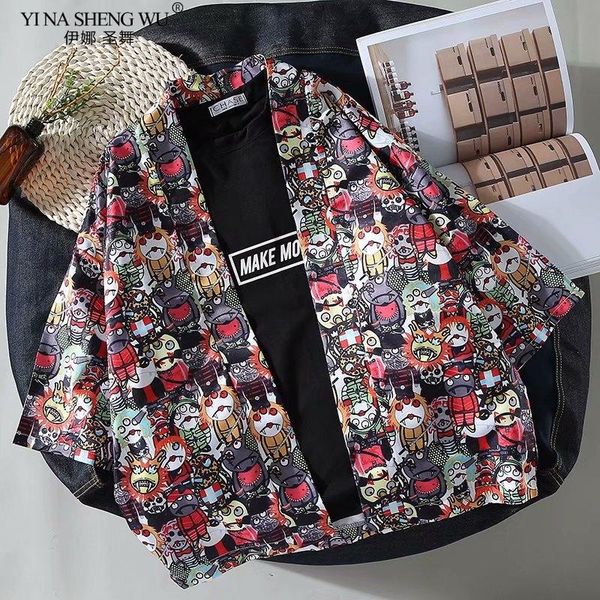 ethnic clothing japan style print vintage harajuku blouse sunscreen cartoon shirts japanese batwing sleeve yukata women couple kimono cardig, Red
ethnic clothing japan style print vintage harajuku blouse sunscreen cartoon shirts japanese batwing sleeve yukata women couple kimono cardig, Red