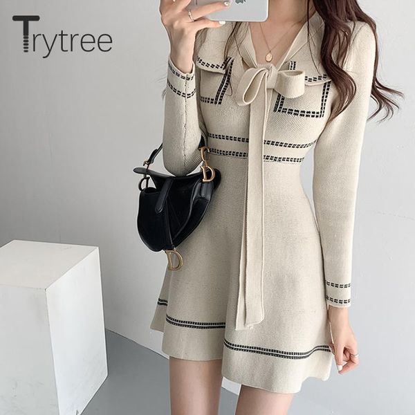 casual dresses trytree autumn winter woman dress bow collar pockets above knee a-line elastic knitted office lady acrylic shirt, Black;gray
casual dresses trytree autumn winter woman dress bow collar pockets above knee a-line elastic knitted office lady acrylic shirt, Black;gray