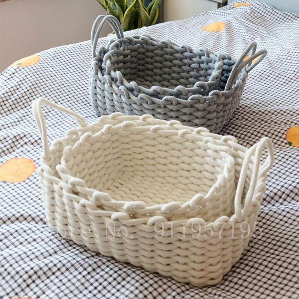 storage baskets nordic hand-woven thick cotton rope box baby toy keys cloth sundries storages tray basket deskorganizer home
storage baskets nordic hand-woven thick cotton rope box baby toy keys cloth sundries storages tray basket deskorganizer home