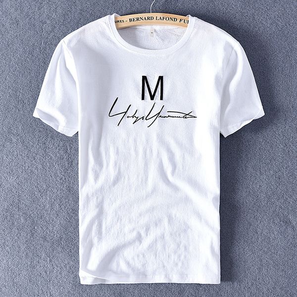 2021 summer new mens linen short-sleeved t-shirt male trend letters embroidered round neck t shirt men white camiseta chemise 4f9z
2021 summer new mens linen short-sleeved t-shirt male trend letters embroidered round neck t shirt men white camiseta chemise 4f9z