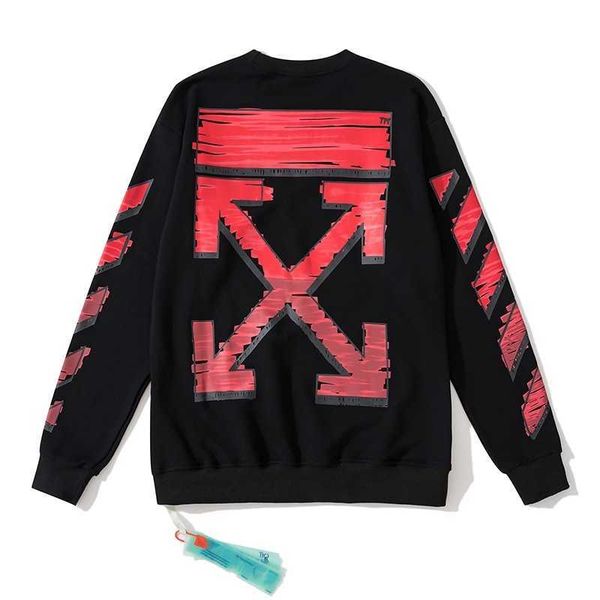 new off red gradual change arrow pattern round neck pullover terry sweater batch in autumn and winter of 20211, Black
new off red gradual change arrow pattern round neck pullover terry sweater batch in autumn and winter of 20211, Black