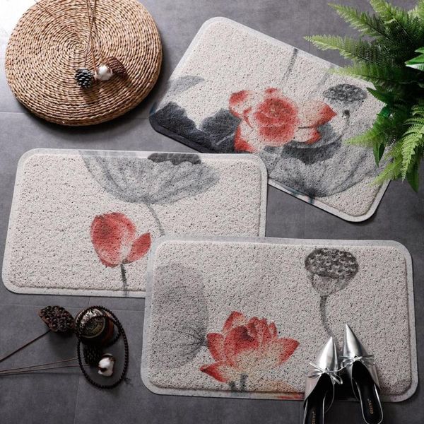 carpets chinese style entrance hall carpet pvc wire loop mat ins ink painting lotus door living room floor bathroom non-slip rug
carpets chinese style entrance hall carpet pvc wire loop mat ins ink painting lotus door living room floor bathroom non-slip rug