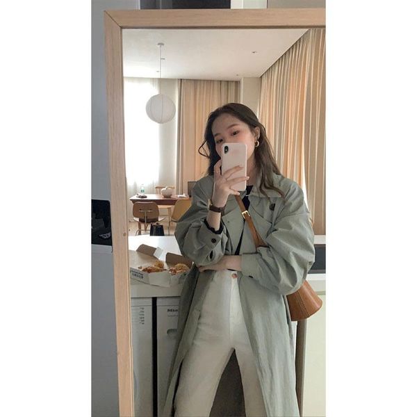 women's trench coats aecu korean style loose oversized x-long coat women double breasted slim windbreaker outwear, Tan;black
women's trench coats aecu korean style loose oversized x-long coat women double breasted slim windbreaker outwear, Tan;black