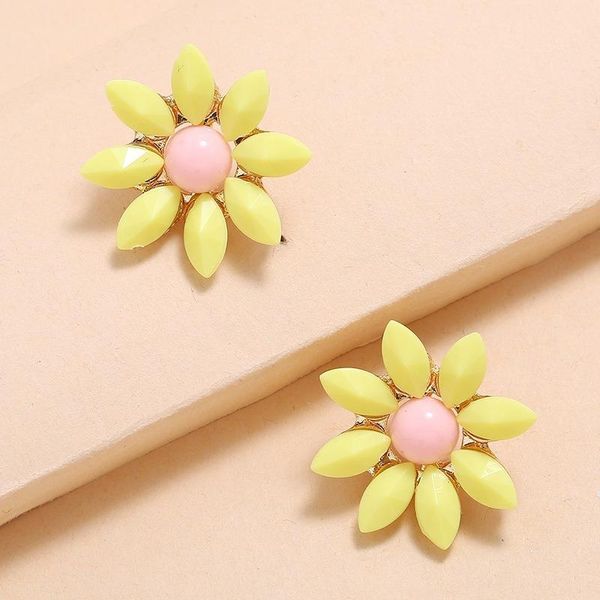stud korean style daisy flower drop earrings cute acrylic sunflower dangle for women girls lovely summer jewelry brincos, Golden;silver
stud korean style daisy flower drop earrings cute acrylic sunflower dangle for women girls lovely summer jewelry brincos, Golden;silver
