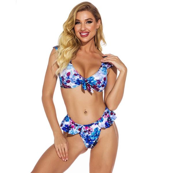women's swimwear swimsuit ruffle split printed bikini women zaful biquini stroj kapielowy fato de banho mayo, White;black
women's swimwear swimsuit ruffle split printed bikini women zaful biquini stroj kapielowy fato de banho mayo, White;black