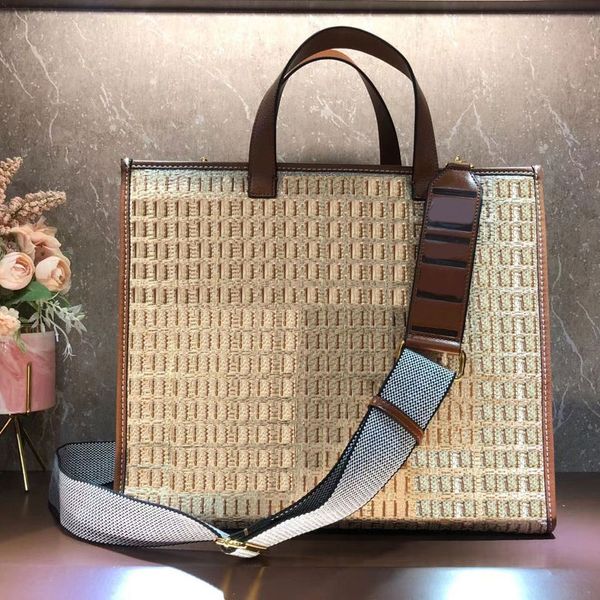 large capacity handbag shopping bags shoulder bag fashion straw hollow out crochet letter interior zipper wide shoulder strap
large capacity handbag shopping bags shoulder bag fashion straw hollow out crochet letter interior zipper wide shoulder strap