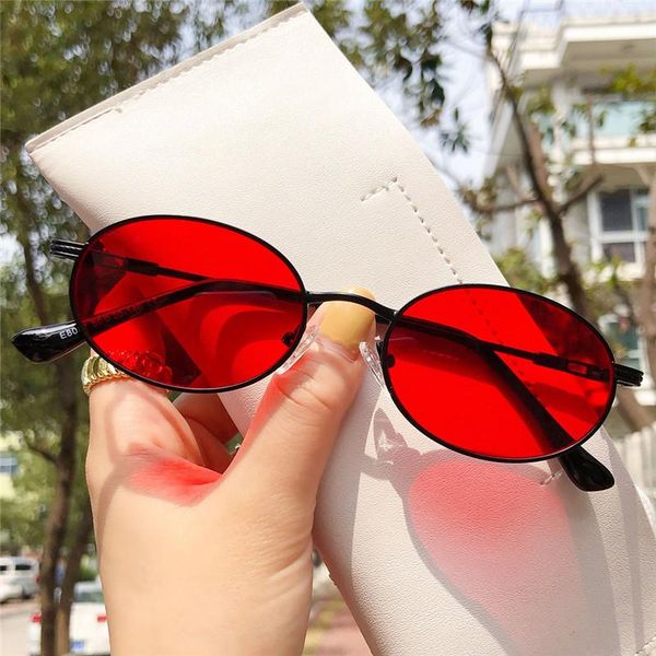 fashion vintage designer oval sunglasses women men small frame metal travel driving sun glasses steampunk shades, White;black
fashion vintage designer oval sunglasses women men small frame metal travel driving sun glasses steampunk shades, White;black