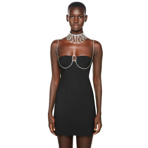 summer women fashion crystal diamond black bandage dress elegant sparkly celebrity bodycon party vestido 210527, Black;gray
summer women fashion crystal diamond black bandage dress elegant sparkly celebrity bodycon party vestido 210527, Black;gray