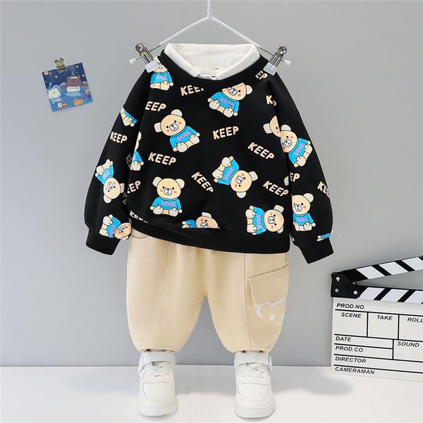 clothing sets hylkidhuose 2021 spring baby girls boys casual children cute bear t shirt pants toddler infant child kids costume, White
clothing sets hylkidhuose 2021 spring baby girls boys casual children cute bear t shirt pants toddler infant child kids costume, White